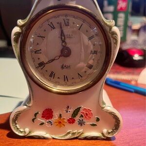 Vintage German Musical Mantel Clock “Blühenden Schwarzwald” Works!